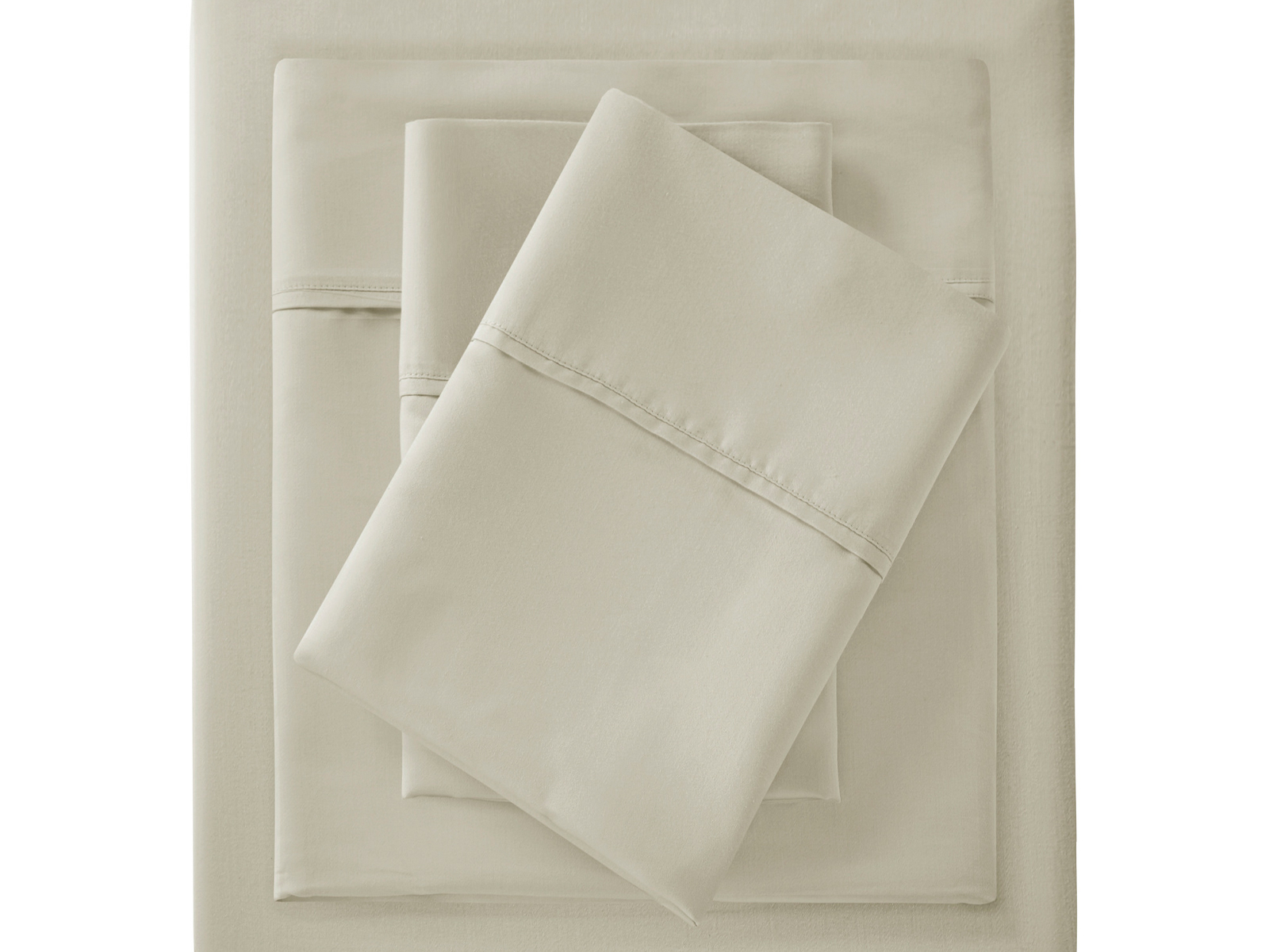 Madison Park California King 1500 Thread Count Cotton Sheet Set | Ivory